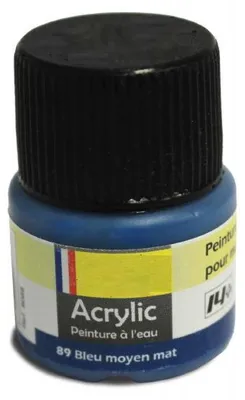 Immagine prodotto di Heller - blu medio opaco - n. 89 - vernice per modellismo