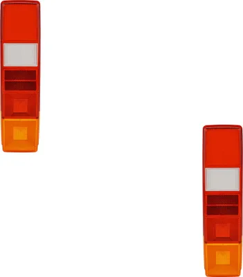 Produktbild von Heckleuchtenglas Streuscheibe Links und Rechts als Satz passend für Ford Transit 6696033 6696035 6160195 6165727 1519618 BBU7508 4059429 438814 Johns