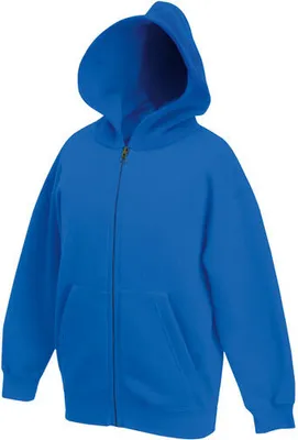 Produktbild von Fruit of the Loom - Kids Premium Hooded Sweat-Jacket - Royal Blue - 116