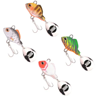 Produktbild von 4 Spro ASP Jiggin Spinner 28g - Raubfischköder Set