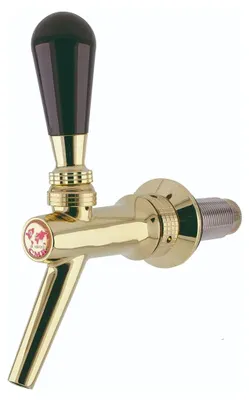 Obrázok produktu pre Výčapný kohút, Kohútik na pivo - z chrómniklová oceľ, model - V20, zlato