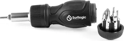 Zdjęcie produktu dla Śruba Surflogic Ratchet Fin Driver srebrna  Srebrna Jeden rozmiar