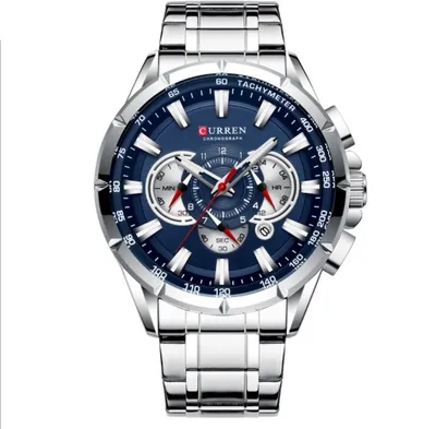 Produktbild von CURREN ZE-14354 Herrenuhr Silber/Blau – Stilvoll & Elegant KP14354