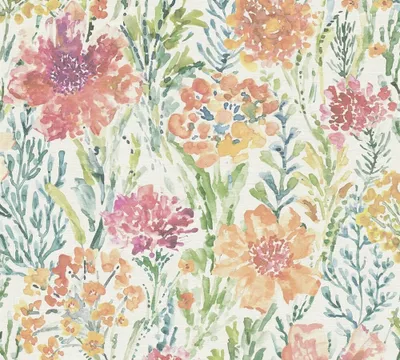 Produktbild von Tapete Valentin Blumen M1-No.11215 Vlies Bunt Weiß Tadessi 10.05 m x 0.53 m