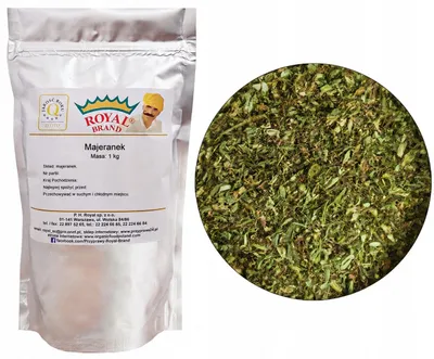 Productafbeelding van Majoran, ingewreven, 1 kg verpakking, speciaal voor professionals in de horeca