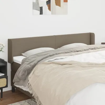 Produktbild von Kopfteil mit Ohren Taupe 163x16x78/88 cm Stoff