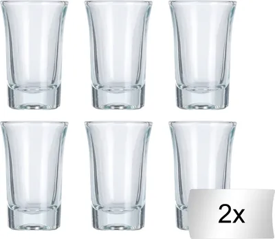 Produktbild von Schnapsgläser - Ø 2 x H 5 cm - Glas - 12er Set