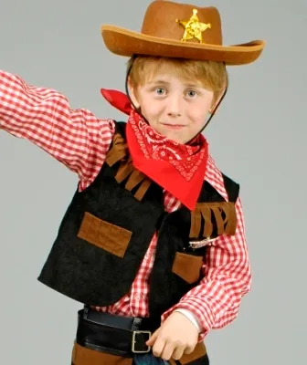 Immagine prodotto di Sciarpa da cowboy accessorio per costume da cowboy rosso - taglia unica