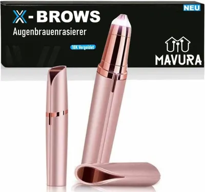 Immagine prodotto di X-BROWS rasoio per sopracciglia depilatore per il viso rifinitore per sopracciglia Flawless