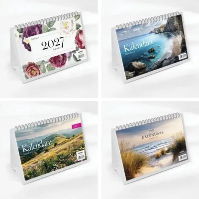 Immagine prodotto di Calendario da scrivania 2027, formato orizzontale, mensile, modello misto