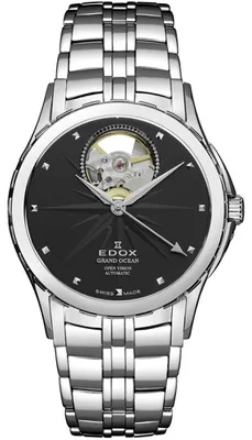 Produktbild von Edox Damenuhr 85013-3-Nin, 36 mm, Quarzuhrwerk, Saphirglas, Datum, 5 ATM
