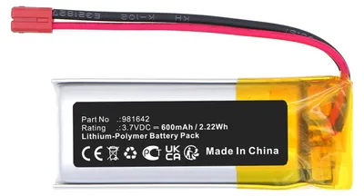 Immagine prodotto di CELLONIC Batteria compatibile con Compatibile con Somfy Nina Timer io, 5121348B, Nina IO 1805251 Touch Display-Steuerung, 74300 600mAh 3.7V