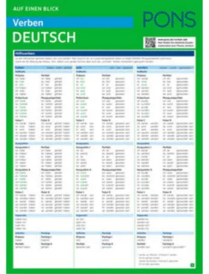 Immagine prodotto di PONS Verben auf einen Blick Deutsch