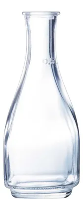 Productafbeelding van Carafon vierkant, karaf 0,5 liter met maatstreep, verpakking van 12 stuks