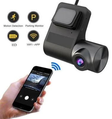 Obrázok produktu pre Automatický videorekordér s rozlíšením 1080p, G-senzorom, USB a Wi-Fi, skrytý, autokamera