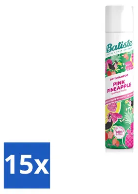 Produktbild von 15 x Batiste Droogshampoo Pink Pineapple - 200 ml - Vorteilspackung - 15 Stücke