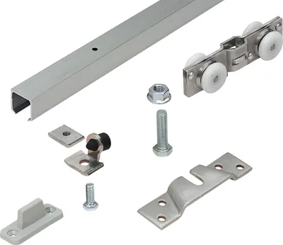 Produktbild von Hettich Komplett-Set für eine Tür TopLine 8 (2000mm, Traglast 40kg) 9081660