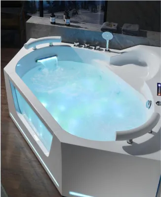 Produktbild von Eckbadewanne Wanne Whirlpool Spa Indoor Badewanne Whirlpool Wannen