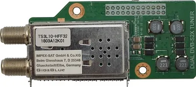 Produktbild von GigaBlue DVB-S2X Multistream Dual Tuner