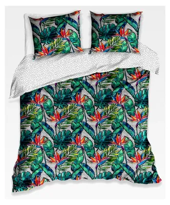Produktbild von 3-teiliges Set Bettwäsche Satin Baumwolle 160x200 + 2 Kopfkissenbezüge 70x80 cm