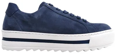 Imagen del producto de Zapatos deportivos para mujer Gabor, cordones, color azul, para uso diario