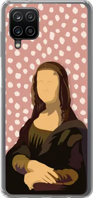 Produktbild von MuchoWow® Handyhülle Schutzhülle Hülle für Telefoonhoesje Samsung Galaxy A12 Leonardo da Vinci - Alte Meister - Punkte - Vintage Silikon Softcase Handy Hülle - Bild