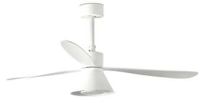 Produktbild von Energiespar Deckenventilator mit LED Beleuchtung und Fernbedienung Amelia II Weiß 132 cm