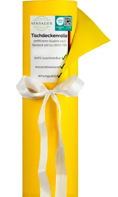 Produktbild von Sensalux NATURE Tischdeckenrolle - 1m x 25m Gelb/Sonnengelb