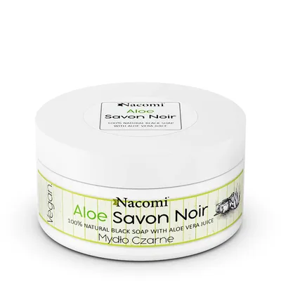 Productafbeelding van Nacomi Zwarte zeep met aloëverasus, 125g