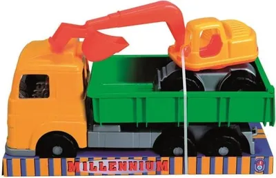 Produktbild von Sandspielzeug - LKW mit Bagger