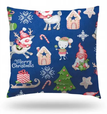 Produktbild von eStilex Weihnachts Kissenbezug 40x40cm 100% Baumwolle