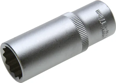Produktbild von 17 mm Lange VIELZAHN Steckschlüssel-Einsatz Stecknuss 12-kant Nuss 3/8"-Antrieb