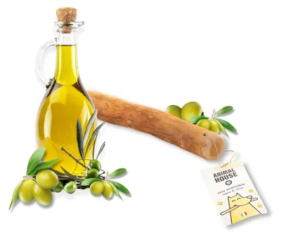 Obrázok produktu pre Hračka pre psov z olivového dreva, prírodná hračka na žuvanie, impregnovaná olivovým olejom