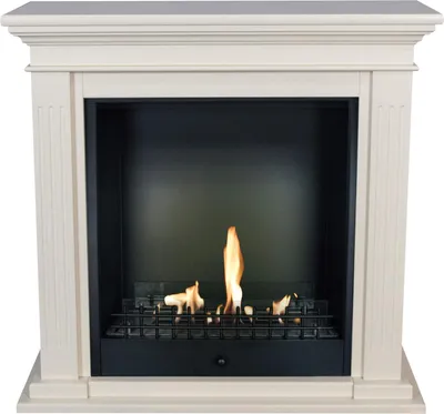 Produktbild von Xaralyn Ethanol-Kamin - Cadiz BCL-MDW - Weißer MDF-Kaminumbau - 3 KW Heizleistung