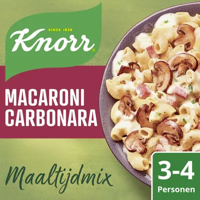 Obrázek produktu pro Knorr Mix Carbonara 62g – Smetanová omáčka na těstoviny, autentická chuť