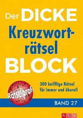 Produktbild von Der dicke Kreuzworträtsel-Block Band 27