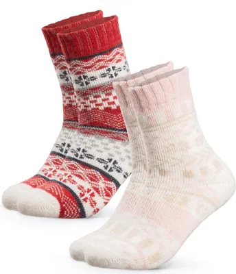 Produktbild von Occulto Damen & Herren Dicke Merino Wollsocken 2er Pack (Modell: Lumi) Cre-Brk 35-38