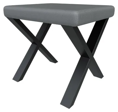 Image de Banc Akiko Metal A - Ensemble de bancs d'angle pour votre salle à manger, cuisine moderne, coin salon, coin repas. Parfait pour la cuisine, le bureau et la réception. Fabrication solide et robuste. (50x44-Soft29)