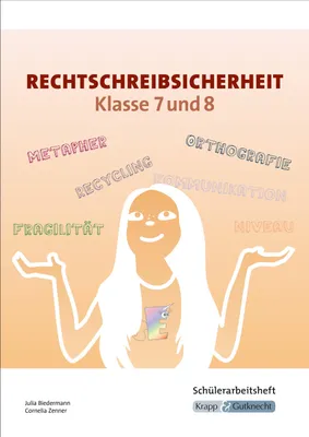 Produktbild von Rechtschreibsicherheit Klasse 7 und 8 - Schülerarbeitsheft