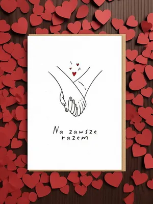 Imagen del producto de Kartka milosna NA ZAWSZE RAZEM