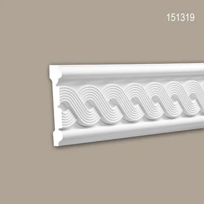 Produktbild von PROFHOME 151319 Wand- und Friesleiste Stuckleiste Zierleiste Wandleiste 2 m