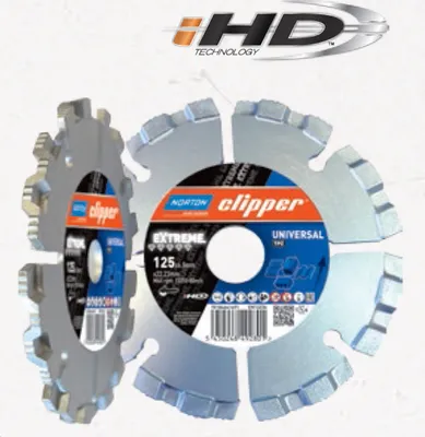 Image de Norton Clipper Disque diamant pour le nettoyage du mortier Extreme Universal TP-Z - 125x6,5x22,2mm 70184641691