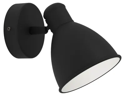 Zdjęcie produktu dla Eglo 900428 SAN PERI 1 LED GU10 zewnętrzny kinkiet 1x3W czarny biały IP44