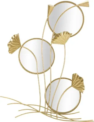 Immagine prodotto di Mauro Ferretti specchio da parete triplo flusso 65x8x88 cm oro