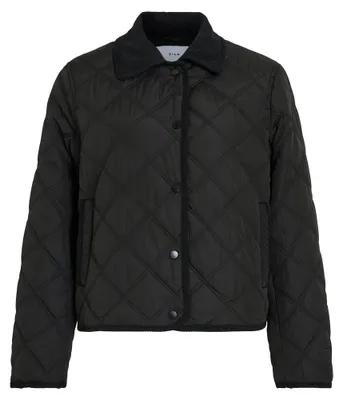 Produktbild von VILA Gesteppte Jacke mit Kragen und Druckknopfverschluss Größe: 42