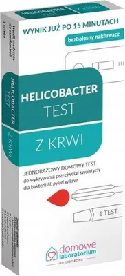 Zdjęcie produktu dla Test Diagnostyczny Helicobacter Pylori Z Krwi