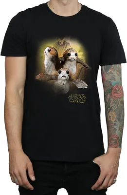 Produktbild von Star Wars: The Last Jedi - T-Shirt für Herren BI1181 (3XL) (Schwarz)