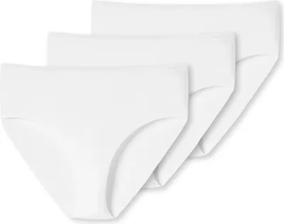 Productafbeelding van UNCOVER by SCHIESSER - Dames 3-pack midislip - wit - maat M