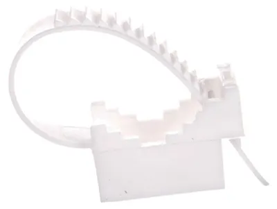 Immagine prodotto di Supporto per corda da tenda bianco, modello UP-30, 12.102 / confezione da 50 pezzi /