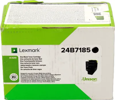 Zdjęcie produktu dla Lexmark 24B7185, 9000 stron(y), Czarny, 1 szt.